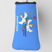 Niedlicher Cartoon für lustige Kakatovögel Golf Headcover (Rotieren 90)
