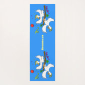 Niedlicher Cartoon für lustige Kakatovögel Yogamatte (Rückseite)