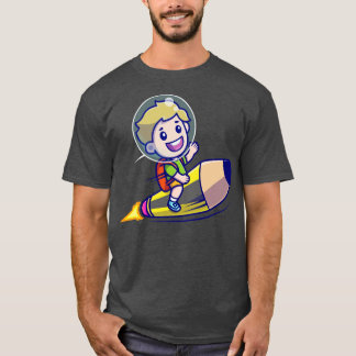 Niedlicher Cartoon für Reitstifte T-Shirt