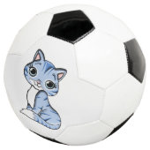 Niedlicher Cartoon Fußball (Dreiviertel)