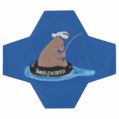 Niedlicher Cartoon Fußball (Flach)