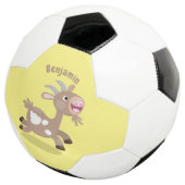 Niedlicher Cartoon Fußball (Dreiviertel)