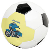 Niedlicher Cartoon Fußball (Dreiviertel)