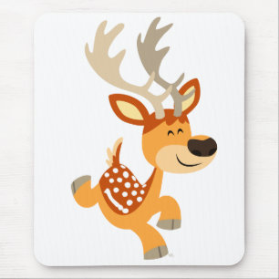 Niedlicher Cartoon Gamboli Fallow Deer Mousepad