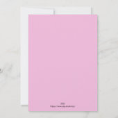 Niedlicher Cartoon Geburtstagskarte Dankeskarte (Rückseite)