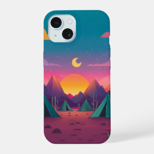 Niedlicher Cartoon gedrucktes iPhone-Gehäusedokume iPhone 15 Hülle