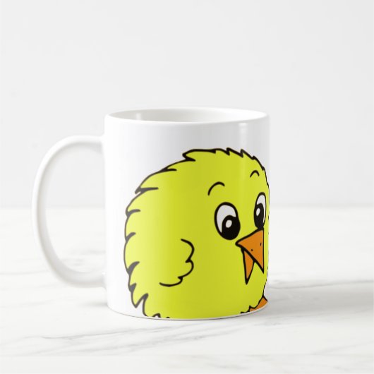 Niedlicher Cartoon Gelbe Schweine Kaffeetasse (Links)