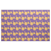 Niedlicher Cartoon Gelbes Labrador Stoff (Fat Quarter (45,7 x 55,9 cm))