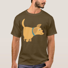 Niedlicher Cartoon Gelbes Labrador T - Shirt