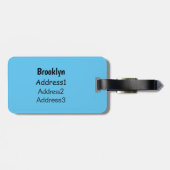 Niedlicher Cartoon Gepäckanhänger (Rückseite horizontal)