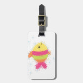 Niedlicher Cartoon Gepäckanhänger (Vorderseite vertikal)