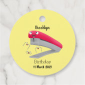 Niedlicher Cartoon Geschenkanhänger (Rückseite)