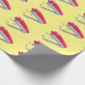 Niedlicher Cartoon Geschenkpapier (Ecke)