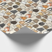 Niedlicher Cartoon Geschenkpapier (Ecke)