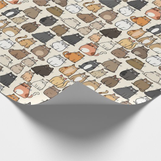 Niedlicher Cartoon Geschenkpapier (Ecke)