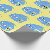 Niedlicher Cartoon Geschenkpapier (Ecke)
