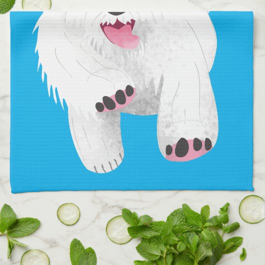 Niedlicher Cartoon Geschirrtuch (Gefaltet)