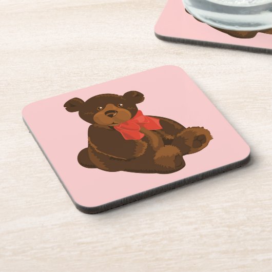 Niedlicher Cartoon Getränkeuntersetzer (Linke Seite)