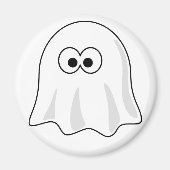 Niedlicher Cartoon Ghost Magnet (Vorne)