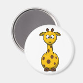 Niedlicher Cartoon Giraffe Clipart Magnet (Vorderseite/Rückseite)