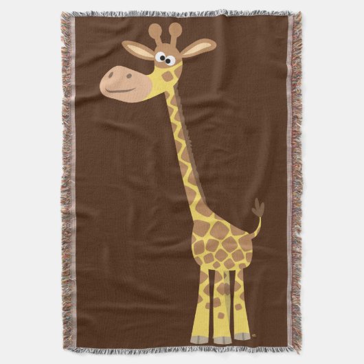 Niedlicher Cartoon Giraffe Decke (Vorderseite Vertikal)