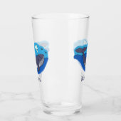 Niedlicher Cartoon Glas (Links)