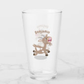 Niedlicher Cartoon Glas (Rückseite)