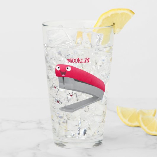 Niedlicher Cartoon Glas (Rückseite Ice)