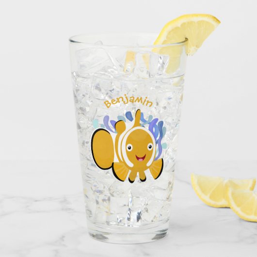Niedlicher Cartoon Glas (Rückseite Ice)