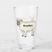 Niedlicher Cartoon Glas (Rückseite)