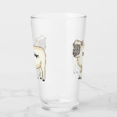 Niedlicher Cartoon Glas (Links)