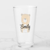 Niedlicher Cartoon Glas (Rückseite)
