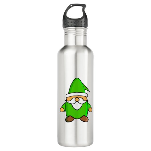 Niedlicher Cartoon Gnome Edelstahl Wasserflasche Edelstahlflasche (Vorderseite)