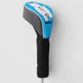 Niedlicher Cartoon Golf Headcover (angewinkelt)