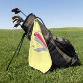 Niedlicher Cartoon Golfhandtuch (Gras)