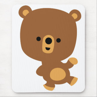 Niedlicher Cartoon "Good Vibe" Bärenmousepad Mousepad