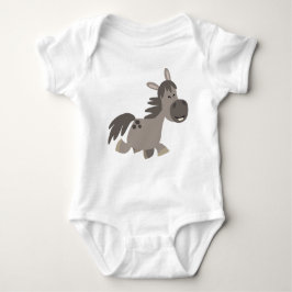 Niedlicher Cartoon Gray Pony Baby Bekleidung Baby Strampler