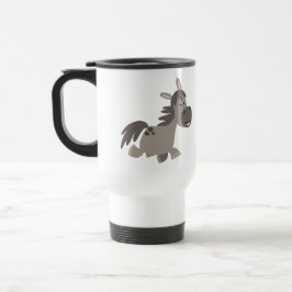 Niedlicher Cartoon Gray Pony Tasse