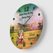 Niedlicher Cartoon Große Wanduhr (Winkel)