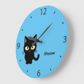 Niedlicher Cartoon Große Wanduhr (Winkel)