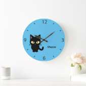 Niedlicher Cartoon Große Wanduhr (Zuhause)