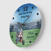 Niedlicher Cartoon Große Wanduhr (Winkel)