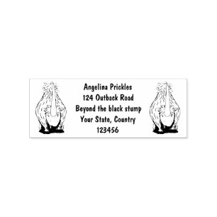 Niedlicher Cartoon Gummistempel