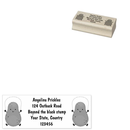 Niedlicher Cartoon Gummistempel (Stempel)