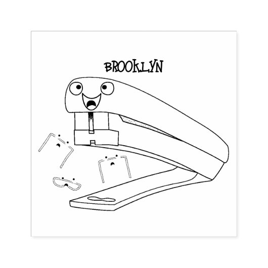 Niedlicher Cartoon Gummistempel (Prägung)