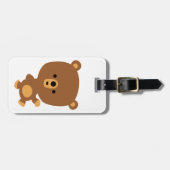 Niedlicher Cartoon"guter Vibe-" Bärn-Gepäck-Umbau Gepäckanhänger (Vorderseite horizontal)
