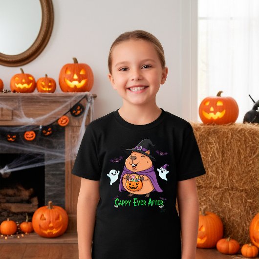 Niedlicher Cartoon Halloween Capybara "Cappy Ever  T-Shirt