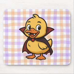 Niedlicher Cartoon Halloween Entenvampire Mousepad