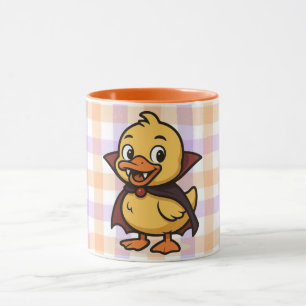 Niedlicher Cartoon Halloween Entenvampire Tasse