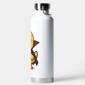 Niedlicher Cartoon Halloween Entenvampire Trinkflasche (links)